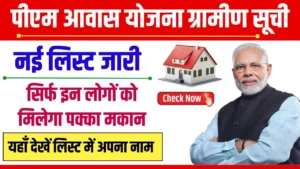 PM Awas Yojana Gramin Suchi