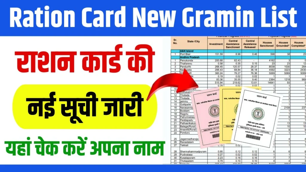 Ration Card New Gramin List